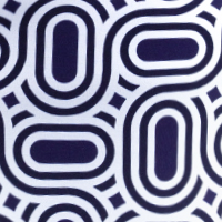 ALESSIA PRINTED NAVY DIAMOND
